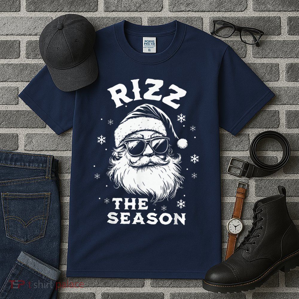 Riz Z The Season Santa Claus Riz Z Mas Funny B.O.Y.S Christmas Tall T-Shirt