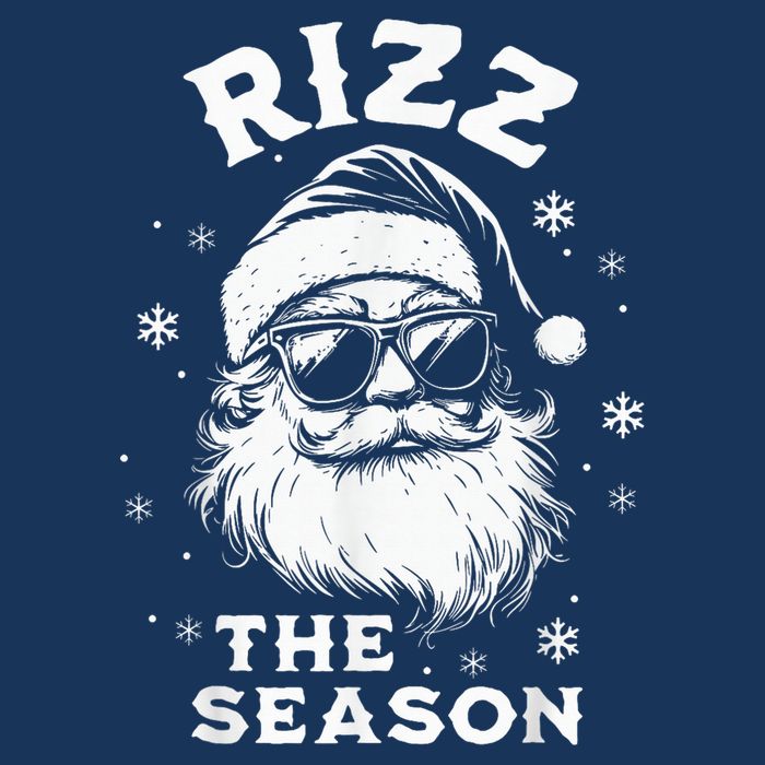 Riz Z The Season Santa Claus Riz Z Mas Funny B.O.Y.S Christmas Button