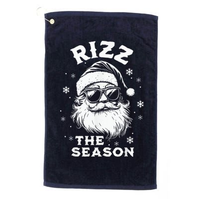 Riz Z The Season Santa Claus Riz Z Mas Funny B.O.Y.S Christmas Golf Towel