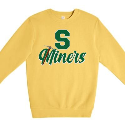 S Minors Sport Team Logo Premium Crewneck Sweatshirt