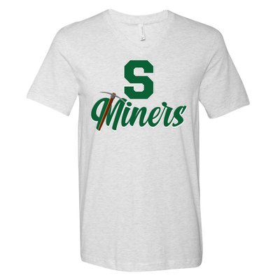 S Minors Sport Team Logo V-Neck T-Shirt