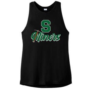 S Minors Sport Team Logo Ladies PosiCharge Tri-Blend Wicking Tank