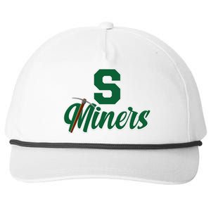 S Minors Sport Team Logo Snapback Five-Panel Rope Hat