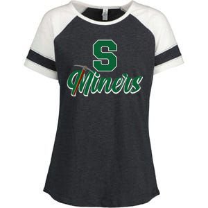 S Minors Sport Team Logo Enza Ladies Jersey Colorblock Tee