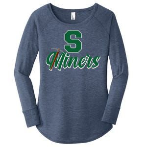 S Minors Sport Team Logo Women's Perfect Tri Tunic Long Sleeve Shirt