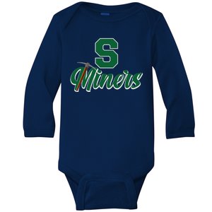 S Minors Sport Team Logo Baby Long Sleeve Bodysuit