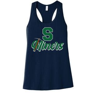 S Minors Sport Team Logo Women's Racerback Tank