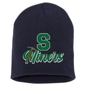 S Minors Sport Team Logo Short Acrylic Beanie