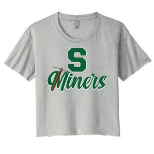 S Minors Sport Team Logo Women's Crop Top Tee