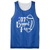 Seven 07 Biggest Fan Gift Football Mom Dad Sister Brother Gift Mesh Reversible Basketball Jersey Tank