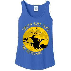 Salem 1692 1693 You Missed One Witch Riding Broom Great Gift Ladies Essential Tank