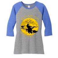 Salem 1692 1693 You Missed One Witch Riding Broom Great Gift Women's Tri-Blend 3/4-Sleeve Raglan Shirt