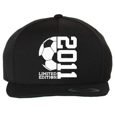 Soccer 12th Birthday Football Wool Snapback Cap
