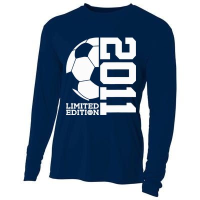 Soccer 12th Birthday Football Cooling Performance Long Sleeve Crew