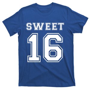 Sweet 16 Birthday Party N Football Jersey Graphic Gift T-Shirt