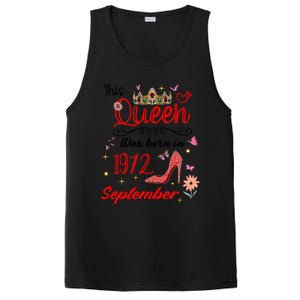 September 1972 Birthday This Queen Was Born In September Gift PosiCharge Competitor Tank