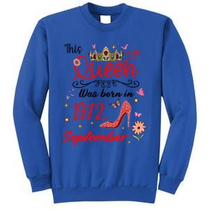 September 1972 Birthday This Queen Was Born In September Gift Sweatshirt