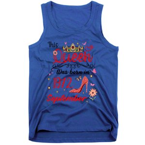 September 1972 Birthday This Queen Was Born In September Gift Tank Top