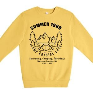 Summer 1980 Camp Crystal Lake Premium Crewneck Sweatshirt