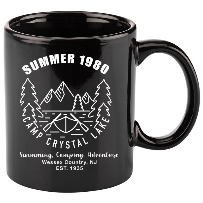 Summer 1980 Camp Crystal Lake 11oz C Handle Ceramic Mug