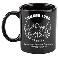 Summer 1980 Camp Crystal Lake 11oz C Handle Ceramic Mug