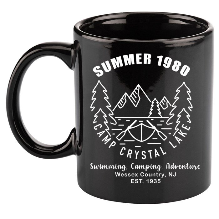 Summer 1980 Camp Crystal Lake 11oz C Handle Ceramic Mug