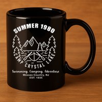 Summer 1980 Camp Crystal Lake 11oz C Handle Ceramic Mug