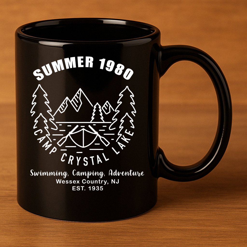 Summer 1980 Camp Crystal Lake 11oz C Handle Ceramic Mug