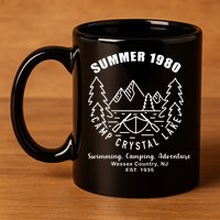 Summer 1980 Camp Crystal Lake 11oz C Handle Ceramic Mug
