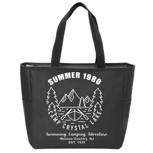 Summer 1980 Camp Crystal Lake Zip Tote Bag