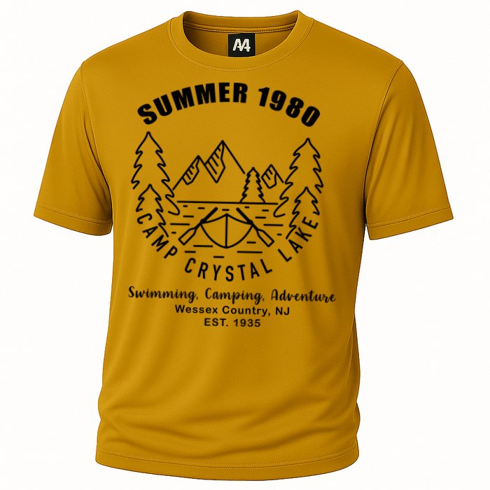 Summer 1980 Camp Crystal Lake Cooling Performance Crew T-Shirt