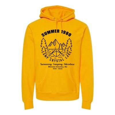 Summer 1980 Camp Crystal Lake Premium Hoodie