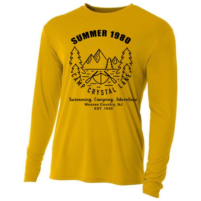 Summer 1980 Camp Crystal Lake Cooling Performance Long Sleeve Crew