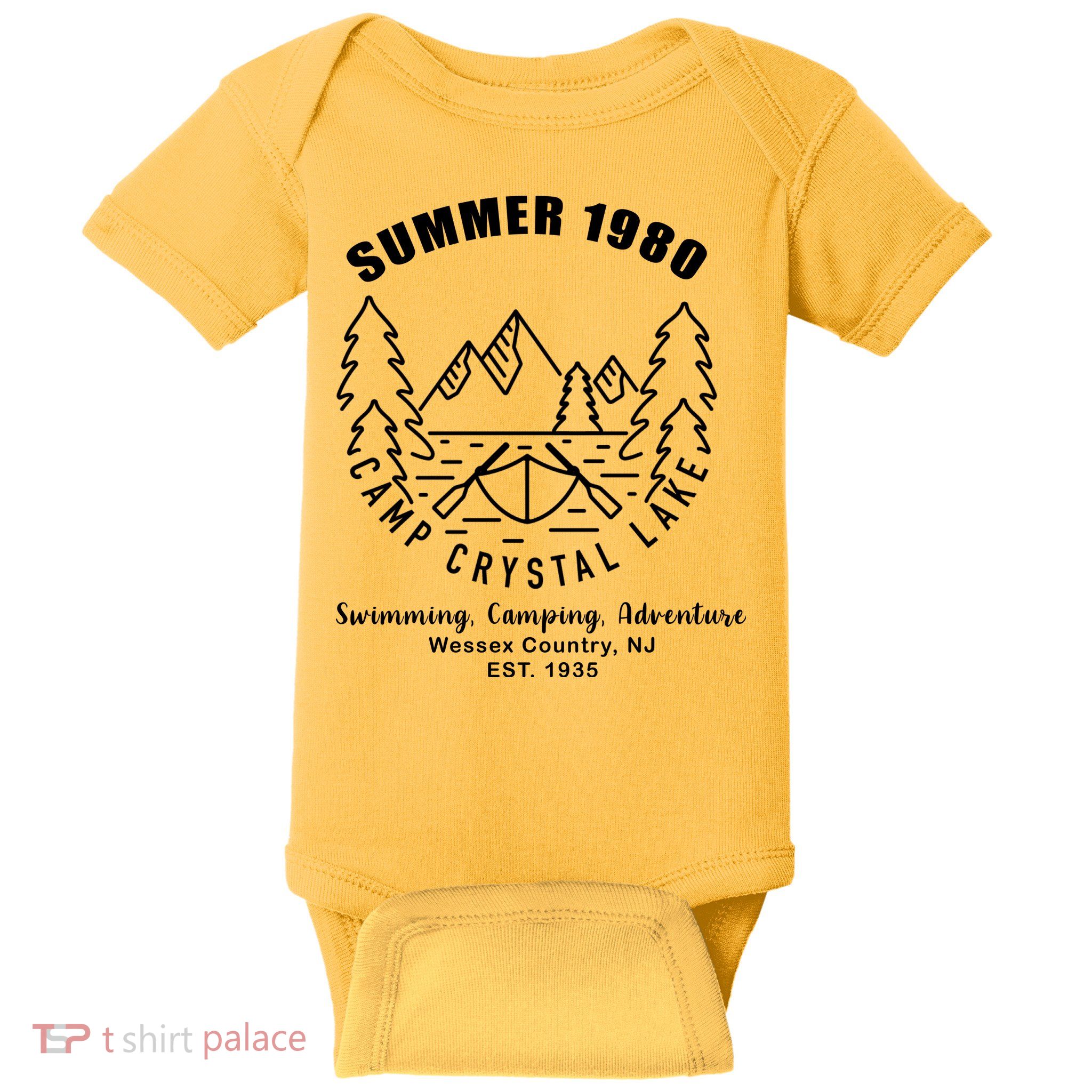 Summer 1980 Camp Crystal Lake Baby Bodysuit