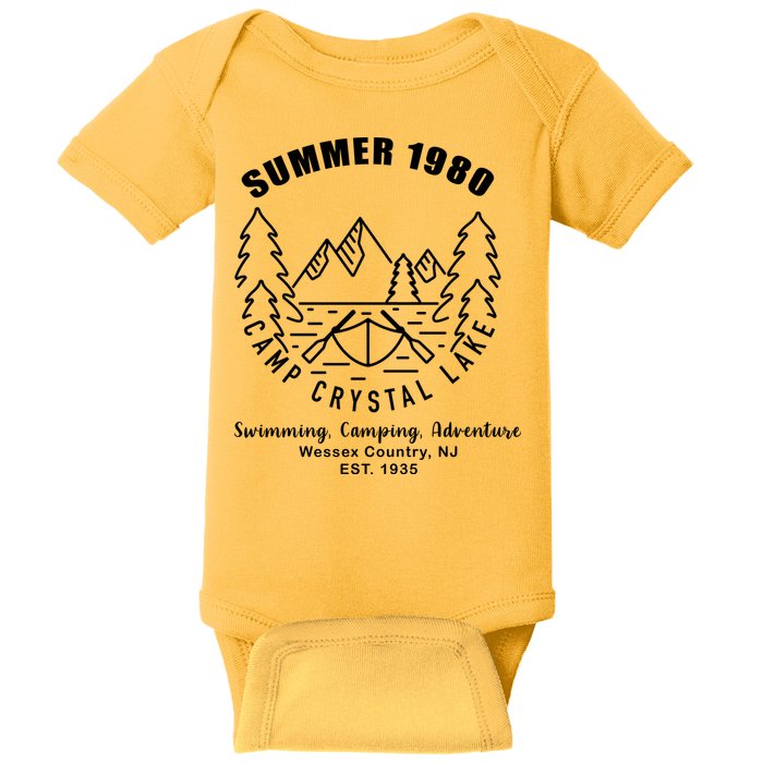Summer 1980 Camp Crystal Lake Baby Bodysuit