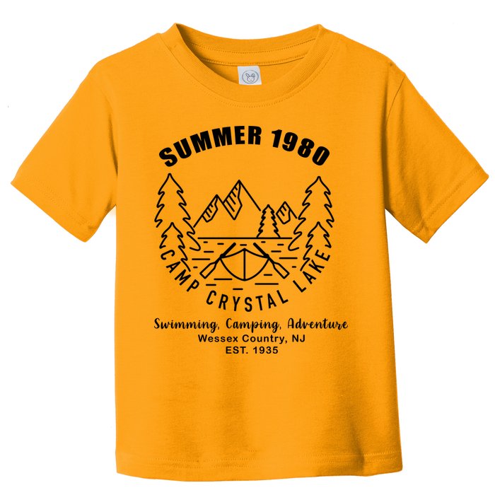 Summer 1980 Camp Crystal Lake Toddler T-Shirt