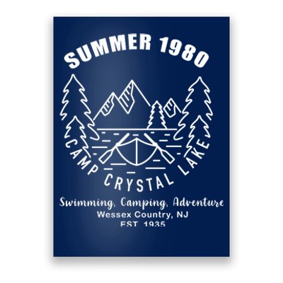 Summer 1980 Camp Crystal Lake Poster