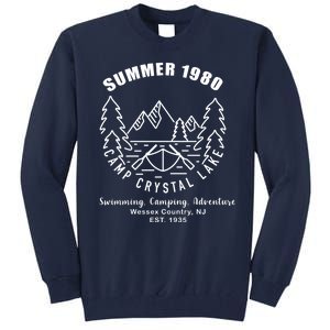 Summer 1980 Camp Crystal Lake Tall Sweatshirt