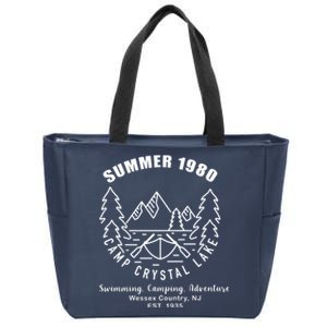 Summer 1980 Camp Crystal Lake Zip Tote Bag