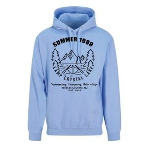 Summer 1980 Camp Crystal Lake Unisex Surf Hoodie