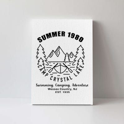 Summer 1980 Camp Crystal Lake Canvas