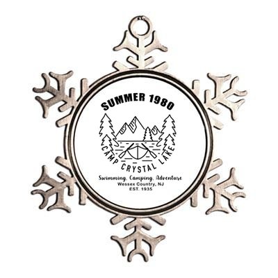 Summer 1980 Camp Crystal Lake Metallic Star Ornament