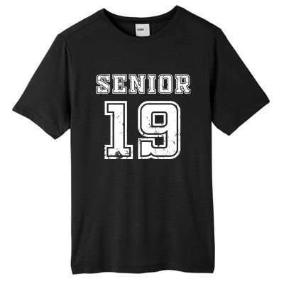 Senior 19 Class Of 2019 High School Graduation Gift Tall Fusion ChromaSoft Performance T-Shirt