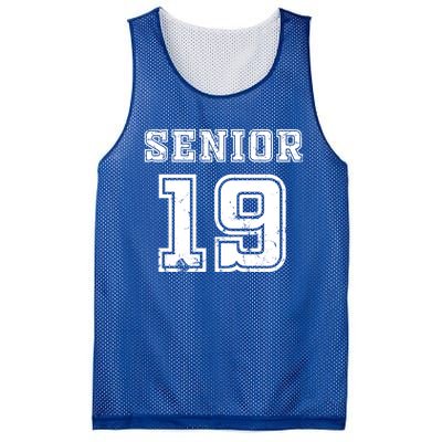 Senior 19 Class Of 2019 High School Graduation Gift Mesh Reversible Basketball Jersey Tank