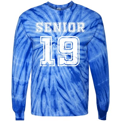 Senior 19 Class Of 2019 High School Graduation Gift Tie-Dye Long Sleeve Shirt