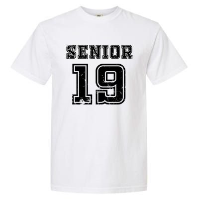 Senior 19 Class Of 2019 High School Graduation Gift Garment-Dyed Heavyweight T-Shirt