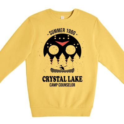 Summer 1980 Crystal Lake Camp Counselor Premium Crewneck Sweatshirt