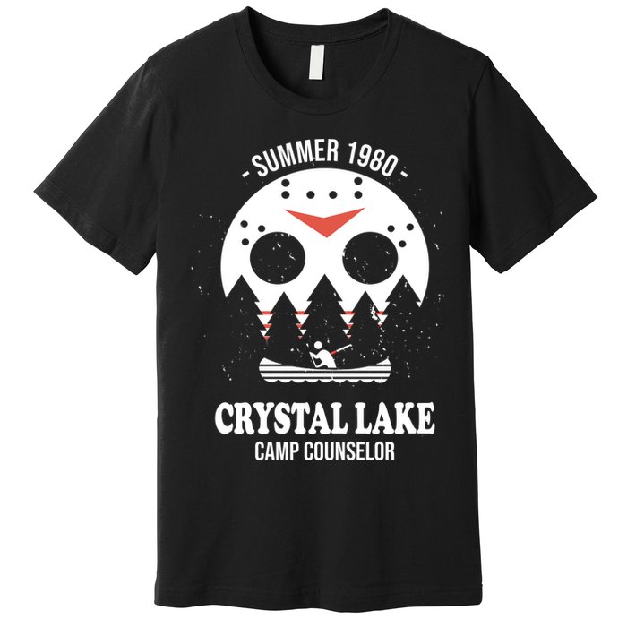 Summer 1980 Crystal Lake Camp Counselor Premium T-Shirt