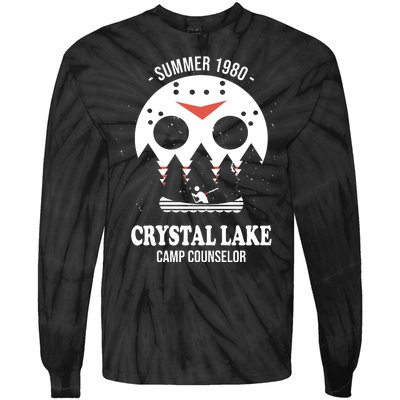 Summer 1980 Crystal Lake Camp Counselor Tie-Dye Long Sleeve Shirt