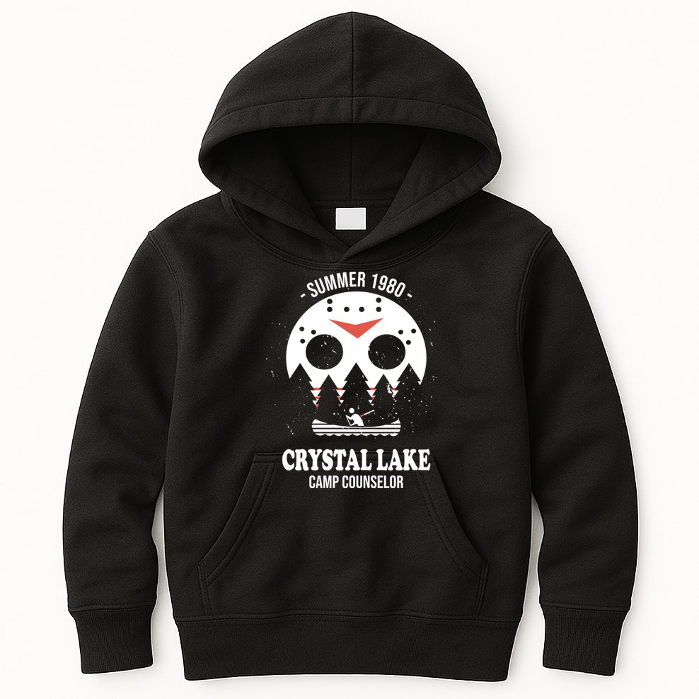 Summer 1980 Crystal Lake Camp Counselor Kids Hoodie